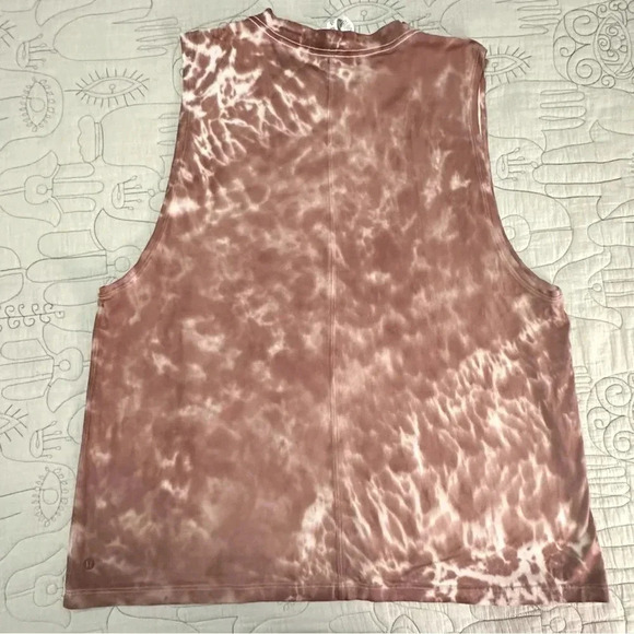 Lululemon All Yours Tank Tie Dye Ancient Copper Size 12 - Picture 4 of 9